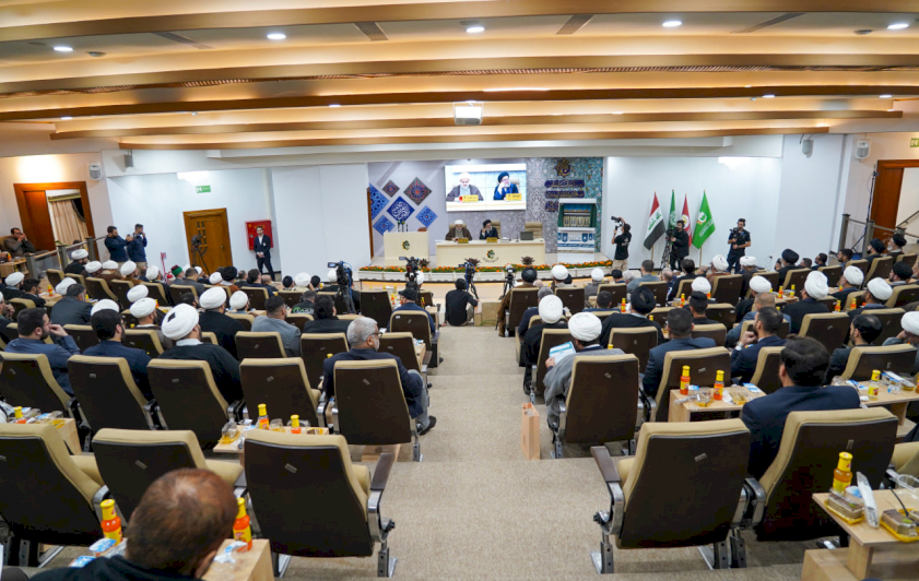 وفد مركز تراث الحلّة يشارك في المؤتمر العلميّ التمهيديّ الأوّل لإحياء ألفيّة الحوزة العلميّة في النجف الأشرف